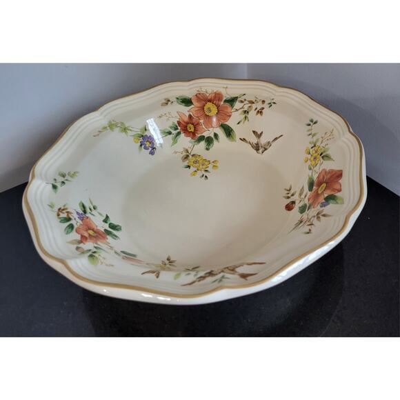 Mikasa 9 3/4" Large Vegetable Serving Bowl F2010 Capistrano Japan Heritage - Picture 2 of 16